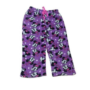DISNEY MINNIE MOUSE PURPLE FLEECE PANTS